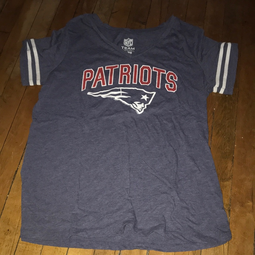 New England Patriots Short-Sleeve Crew Tee in Navy